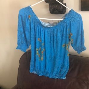 American Rag off the shoulders top